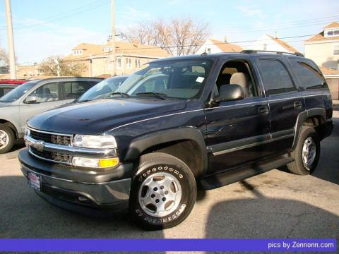 Dark Blue Metallic Chevrolet Tahoe LS.  Click to enlarge.