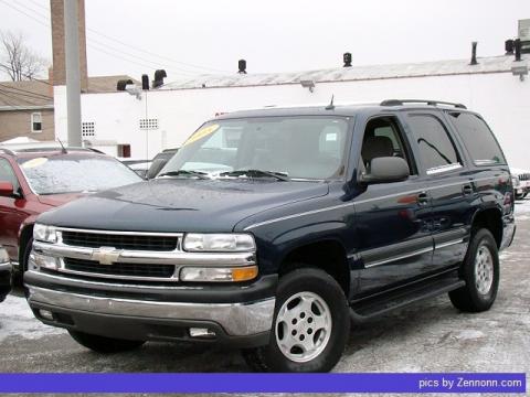 Dark Blue Metallic Chevrolet Tahoe LS.  Click to enlarge.