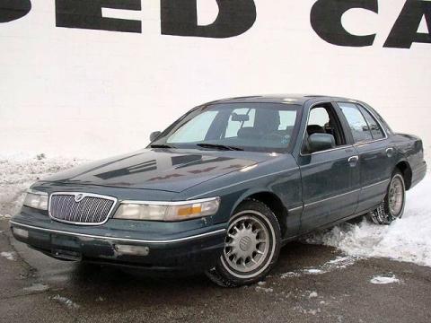 Medium Willow Green Metallic Mercury Grand Marquis LS.  Click to enlarge.