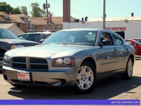 Silver Steel Metallic Dodge Charger SE.  Click to enlarge.