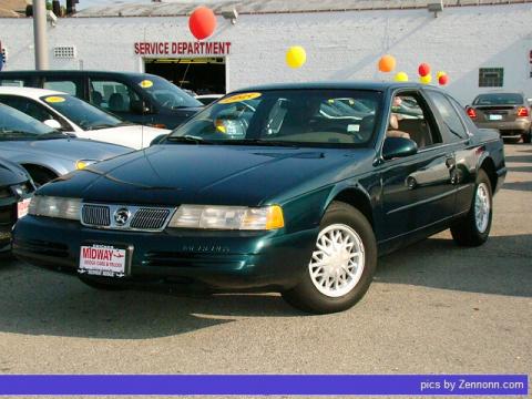 Deep Jewel Green Metallic Mercury Cougar XR7 V8.  Click to enlarge.