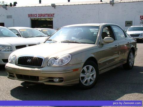 Desert Sand Hyundai Sonata .  Click to enlarge.