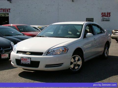 White Chevrolet Impala LT.  Click to enlarge.
