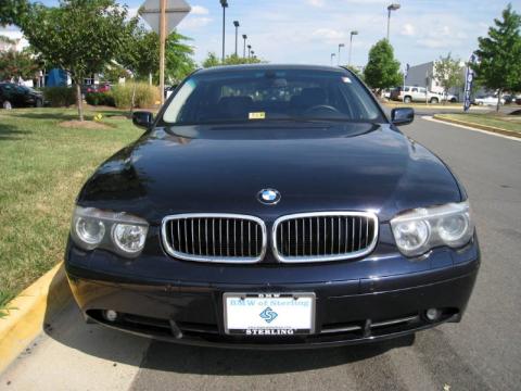 Orient Blue Metallic BMW 7 Series 745Li Sedan.  Click to enlarge.