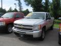 2010 Chevrolet Silverado 1500 LS Extended Cab 4x4 Sheer Silver Metallic