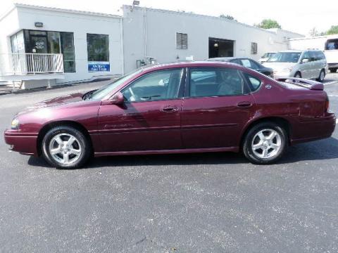 Berry Red Metallic Chevrolet Impala LS.  Click to enlarge.