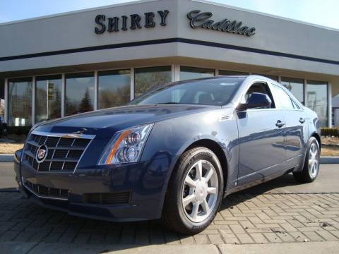 Blue Diamond Tri-Coat Cadillac CTS 4 AWD Sedan.  Click to enlarge.