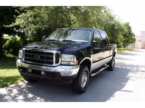 Black Ford F250 Super Duty Lariat Crew Cab 4x4.  Click to enlarge.