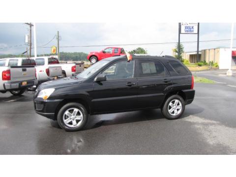 Black Cherry Kia Sportage LX V6 4x4.  Click to enlarge.