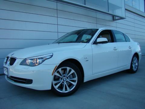 Alpine White BMW 5 Series 535i xDrive Sedan.  Click to enlarge.