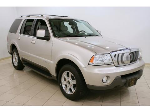 Silver Birch Metallic 2005 Lincoln Aviator Luxury AWD with Dove Grey 