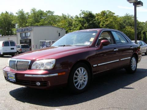 Bordeaux Red Metallic Hyundai XG350 L Sedan.  Click to enlarge.