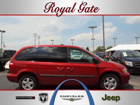 Inferno Red Crystal Pearl Dodge Caravan SXT.  Click to enlarge.
