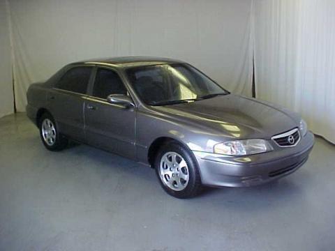 Moonlight Gray Metallic Mazda 626 LX.  Click to enlarge.