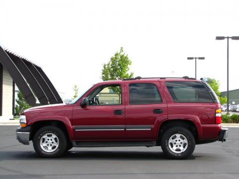 Sport Red Metallic Chevrolet Tahoe LS 4x4.  Click to enlarge.