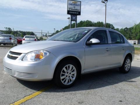 Silver Ice Metallic Chevrolet Cobalt LT Sedan.  Click to enlarge.