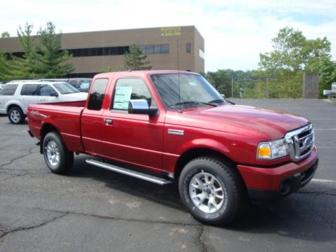 Redfire Metallic Ford Ranger XLT SuperCab 4x4.  Click to enlarge.