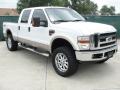 2008 Ford F250 Super Duty Lariat Crew Cab 4x4 Oxford White