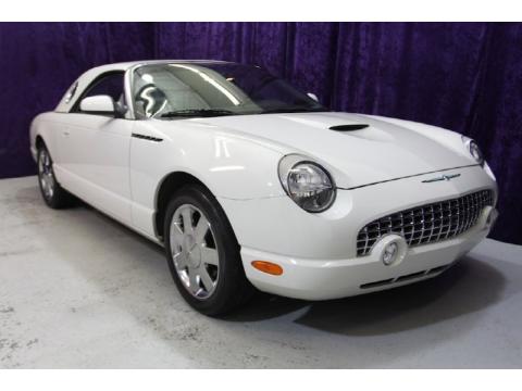 Whisper White Ford Thunderbird Premium Roadster.  Click to enlarge.