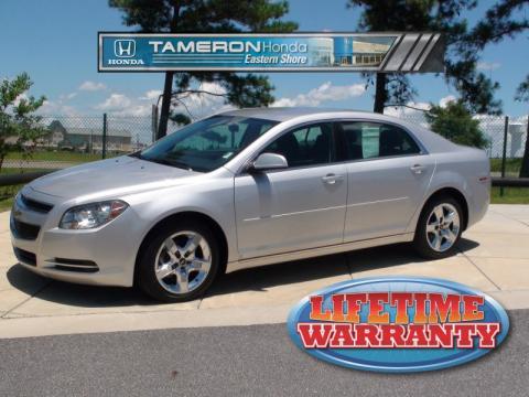 Silver Ice Metallic Chevrolet Malibu LT Sedan.  Click to enlarge.