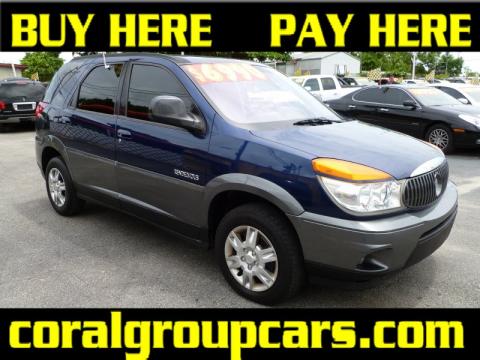 Indigo Blue Buick Rendezvous CX.  Click to enlarge.