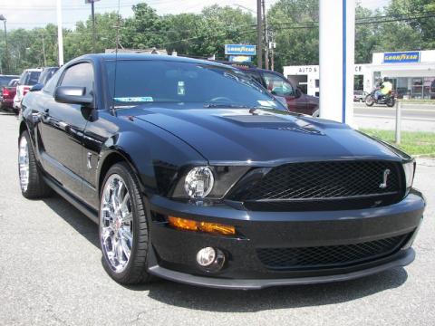 Black Ford Mustang Shelby GT500 Coupe.  Click to enlarge.