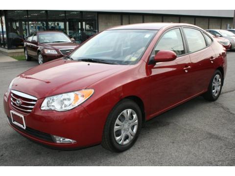 Apple Red Pearl Hyundai Elantra GLS.  Click to enlarge.