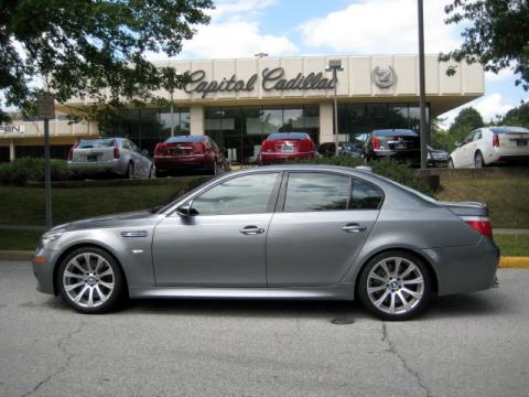 Space Grey Metallic BMW M5 Sedan.  Click to enlarge.