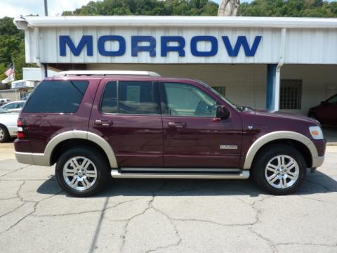 Dark Cherry Metallic Ford Explorer Eddie Bauer 4x4.  Click to enlarge.