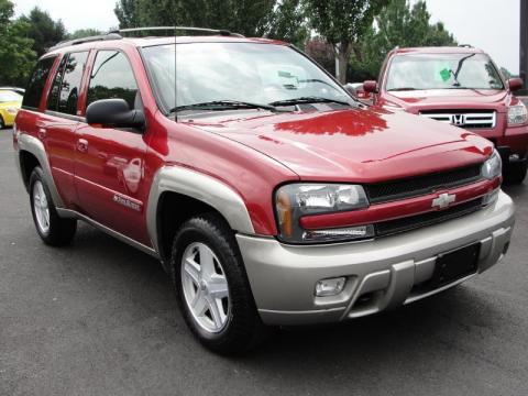 Majestic Red Metallic Chevrolet TrailBlazer LTZ 4x4.  Click to enlarge.