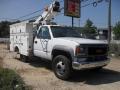 1995 GMC Sierra 3500 SL Regular Cab Chassis Bucket Truck White
