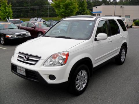Taffeta White Honda CR-V SE 4WD.  Click to enlarge.