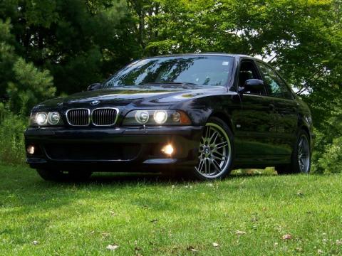 Jet Black BMW M5 .  Click to enlarge.