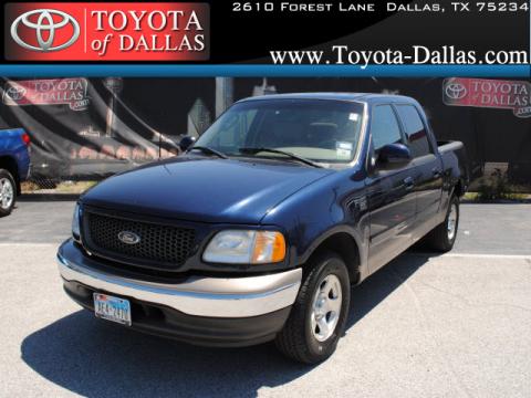 True Blue Metallic Ford F150 XLT SuperCrew.  Click to enlarge.