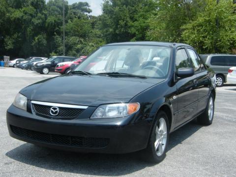 Black Mica Mazda Protege LX.  Click to enlarge.