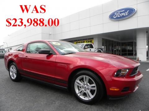 Red Candy Metallic Ford Mustang V6 Coupe.  Click to enlarge.