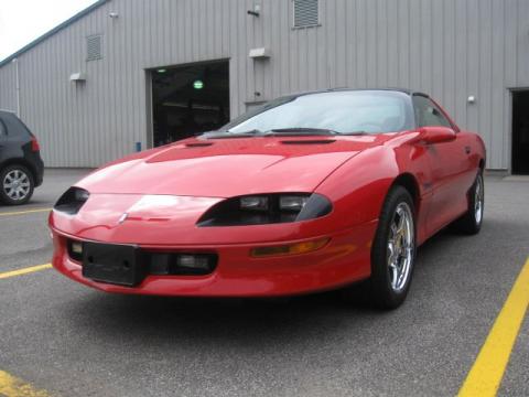 Bright Red Chevrolet Camaro Z28 Coupe.  Click to enlarge.