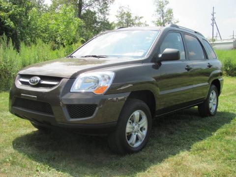 Smokey Brown Kia Sportage LX.  Click to enlarge.