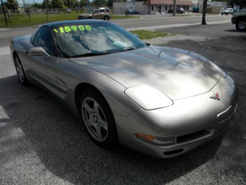 Light Pewter Metallic Chevrolet Corvette Coupe.  Click to enlarge.