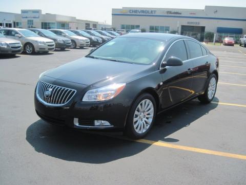 Carbon Black Metallic Buick Regal CXL.  Click to enlarge.