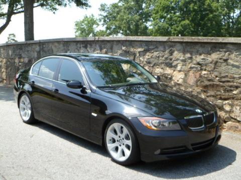 Jet Black BMW 3 Series 330i Sedan.  Click to enlarge.