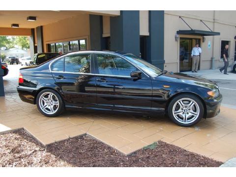 Jet Black BMW 3 Series 330i Sedan.  Click to enlarge.