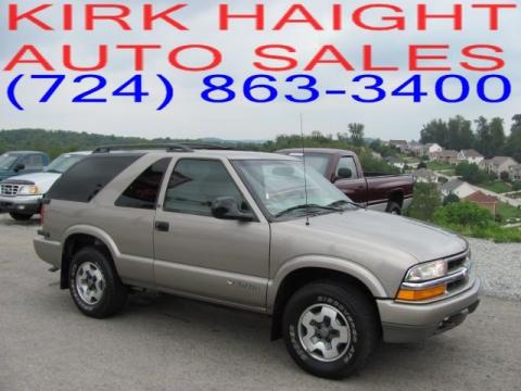Light Pewter Metallic Chevrolet Blazer LS 4x4.  Click to enlarge.