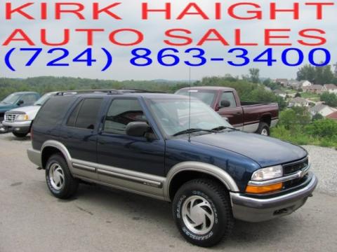 Indigo Blue Metallic Chevrolet Blazer LT 4x4.  Click to enlarge.