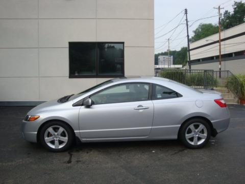Alabaster Silver Metallic Honda Civic EX Coupe.  Click to enlarge.