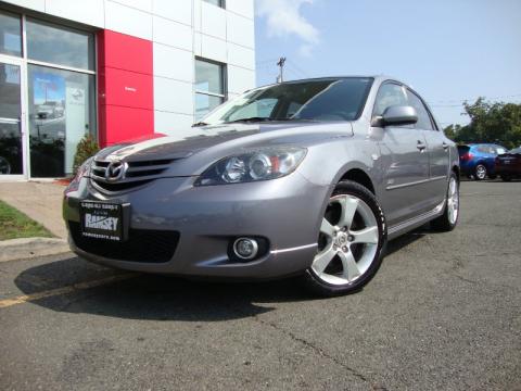 Titanium Gray Metallic Mazda MAZDA3 s Hatchback.  Click to enlarge.