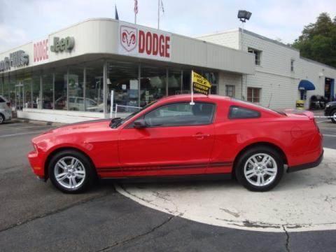 Torch Red Ford Mustang V6 Premium Coupe.  Click to enlarge.