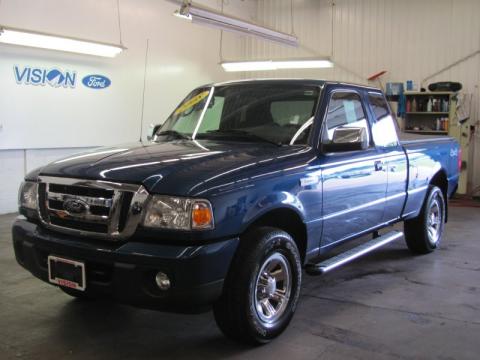 Vista Blue Metallic Ford Ranger XLT SuperCab 4x4. Click to enlarge. Vista Blue Metallic Ford Ranger XLT SuperCab 4x4. Click to enlarge.