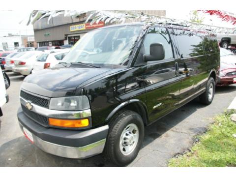 2005 Chevrolet Express Cargo Van. Black 2005 Chevrolet Express