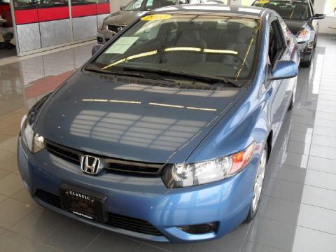 Atomic Blue Metallic Honda Civic LX Coupe.  Click to enlarge.